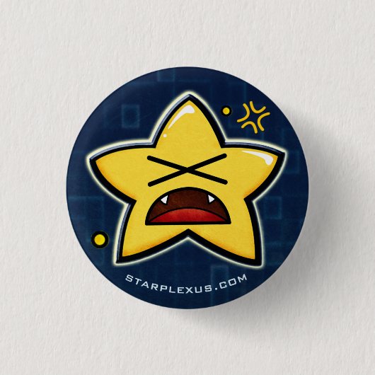 starplexus verärgerter Knopf Button (Vorderseite)