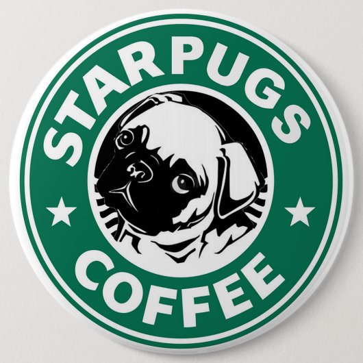 Starpugs-Kaffee Button (Vorderseite)