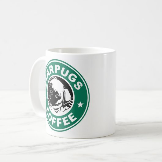 Starpugs-Kaffee Kaffeetasse (Vorderseite Links)