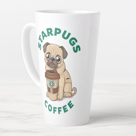 Starpugs-Kaffee Milchtasse (Linke Ecke)