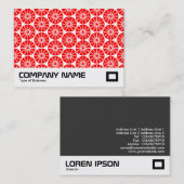 Starrad - Abstrakt - Rot Visitenkarte (Vorne/Hinten)