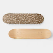 Starrad Abstrakt - Walnut on Wood Skateboard (Horizontal)