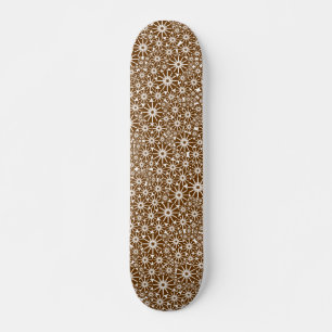 Starrad Abstrakt - Walnut on Wood Skateboard