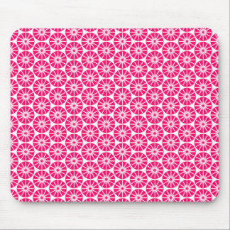 Starrad Muster - Neon Red on White Mousepad