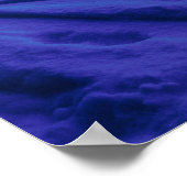 Starre Nacht mit Vollmond im Wald Poster (Ecke)