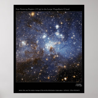 Starregion LH 95 im Magellan Poster
