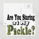 Starren Sie? Postkarte (Vorne/Hinten)