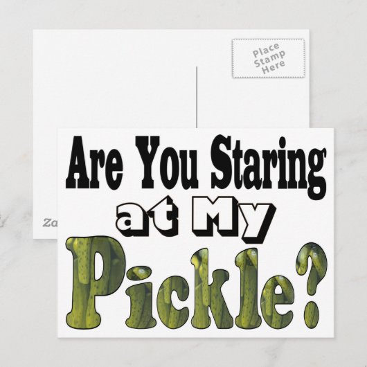 Starren Sie? Postkarte (Vorne/Hinten)