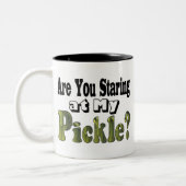 Starren Sie? Zweifarbige Tasse (Links)