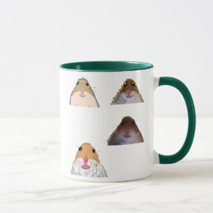 Starrer Hamster Lustiges Meme-Mug Memes Set Tasse