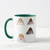 Starrer Hamster Lustiges Meme-Mug Memes Set Tasse (Links)