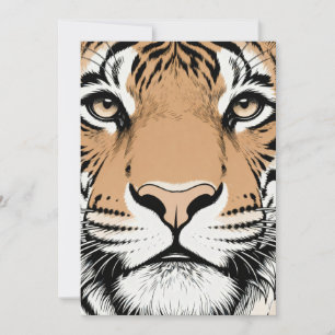 Starres Tigergesicht, Tiger Einladung