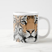 Starres Tigergesicht, Tiger Jumbo-Tasse (Rechts)