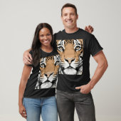 Starres Tigergesicht, Tiger T-Shirt (Unisex)