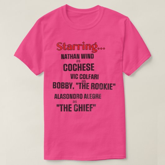 Starring Nathan Vic und Alasondro T-Shirt (Design vorne)