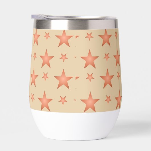 Starrmuster in Gradienten Terracotta orange (Rechts)