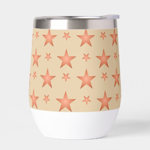 Starrmuster in Gradienten Terracotta orange
