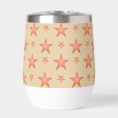 Starrmuster in Gradienten Terracotta orange (Vorderseite)