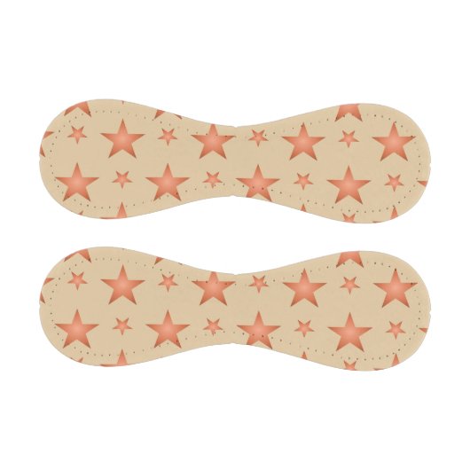 Starrmuster in Gradienten Terracotta orange Baseball (Paneele)