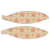 Starrmuster in Gradienten Terracotta orange Basketball (Panele)