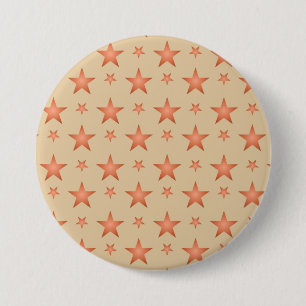 Starrmuster in Gradienten Terracotta orange Button