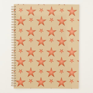 Starrmuster in Gradienten Terracotta orange Planer