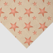 Starrmuster in Gradienten Terracotta orange Seidenpapier (Ausschnitt)