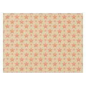 Starrmuster in Gradienten Terracotta orange Tischdecke (Vorderseite (Horizontal))
