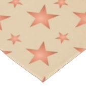 Starrmuster in Gradienten Terracotta orange Tischdecke (Schrägansicht)