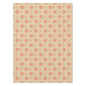 Starrmuster in Gradienten Terracotta orange Tischdecke (Vorderseite)