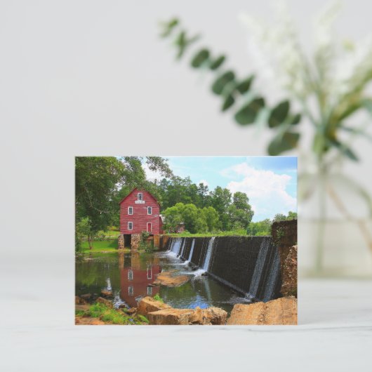 Starr's Mill Dam Postkarte (Stehend Vorderseite)