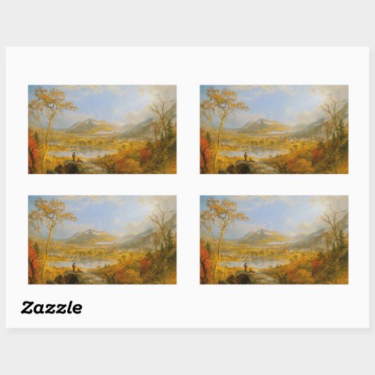 Starrucca Viadukt Rechteckiger Aufkleber (Blatt)