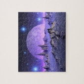 Starry Abend - Fantasielandschaft Puzzle (Vertikal)