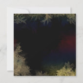 Starry Abend Forest Brautparty Einladung (Rückseite)