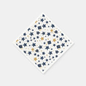 Starry Abschluss Celebration Serviette (Ecke)