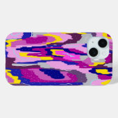 Starry Abstrakt in Purples und Blues Case-Mate iPhone Hülle (Rückseite (Horizontal))