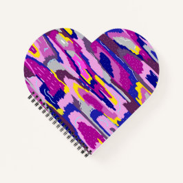 Starry Abstrakt in Purples und Blues Notizblock