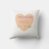 Starry Baby Foto Personalisiert Kissen (Rückseite)