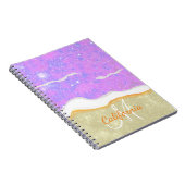 Starry Beach Notebook Notizblock (Rechte Seite)