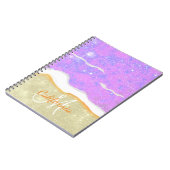 Starry Beach Notebook Notizblock (Linke Seite)