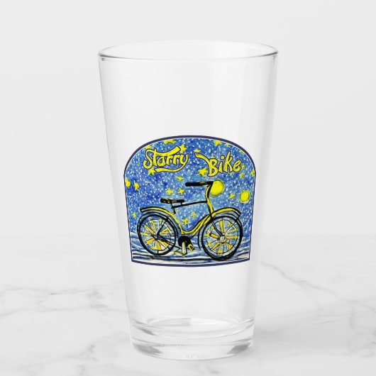 Starry Bike Glas (Vorderseite)