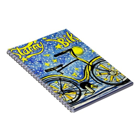 Starry Bike Notizblock (Rechte Seite)