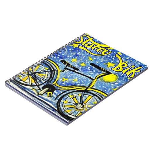 Starry Bike Notizblock (Linke Seite)