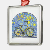 Starry Bike Ornament Aus Metall (Links)
