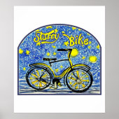 Starry Bike Poster (Vorne)
