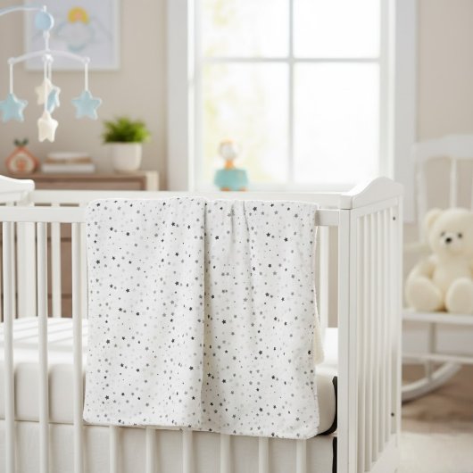 Starry Blanket, Soft Celestial Elegance Sherpadecke