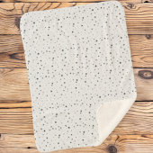 Starry Blanket, Soft Celestial Elegance Sherpadecke