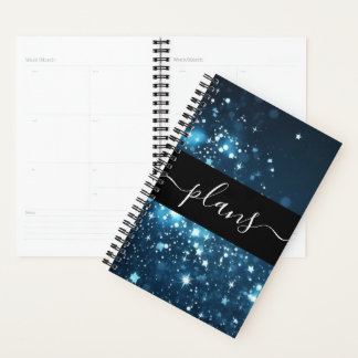Starry Blue Background Planer