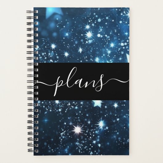 Starry Blue Sky Hintergrund Planer (Vorderseite)