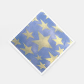 Starry Blue und Gold Serviette (Ecke)
